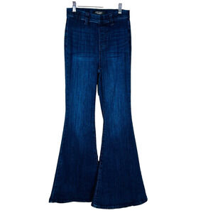 Judy Blue Size‎ 3/26 Pull On Super Flare Jeans Boho HIppie Style JB88136